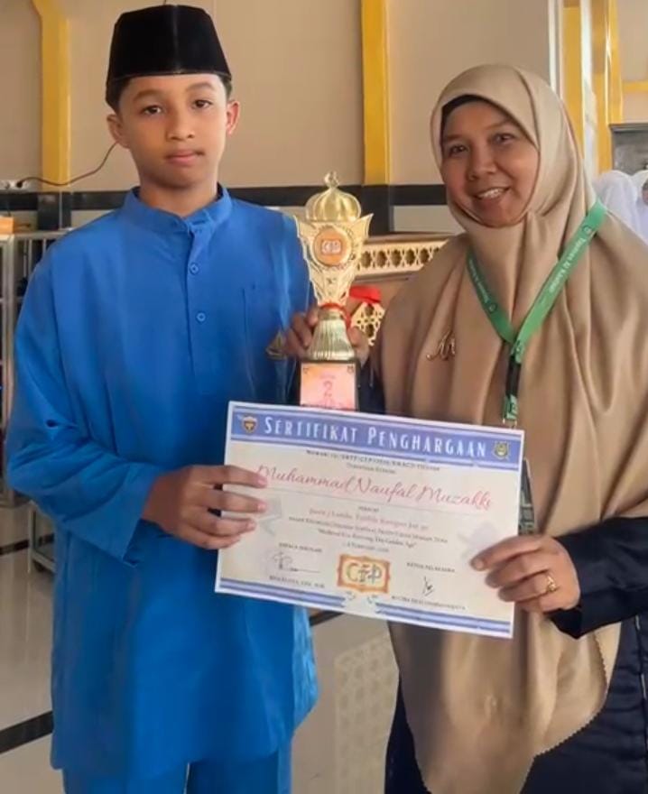 Mengukir Cahaya Kalam Ilahi: Naufal Muzaki Murid SMP IT Al-Kautsar Raih Juara 2 Tahfidz Al-Qur’an di Cendana Festival Project 2026