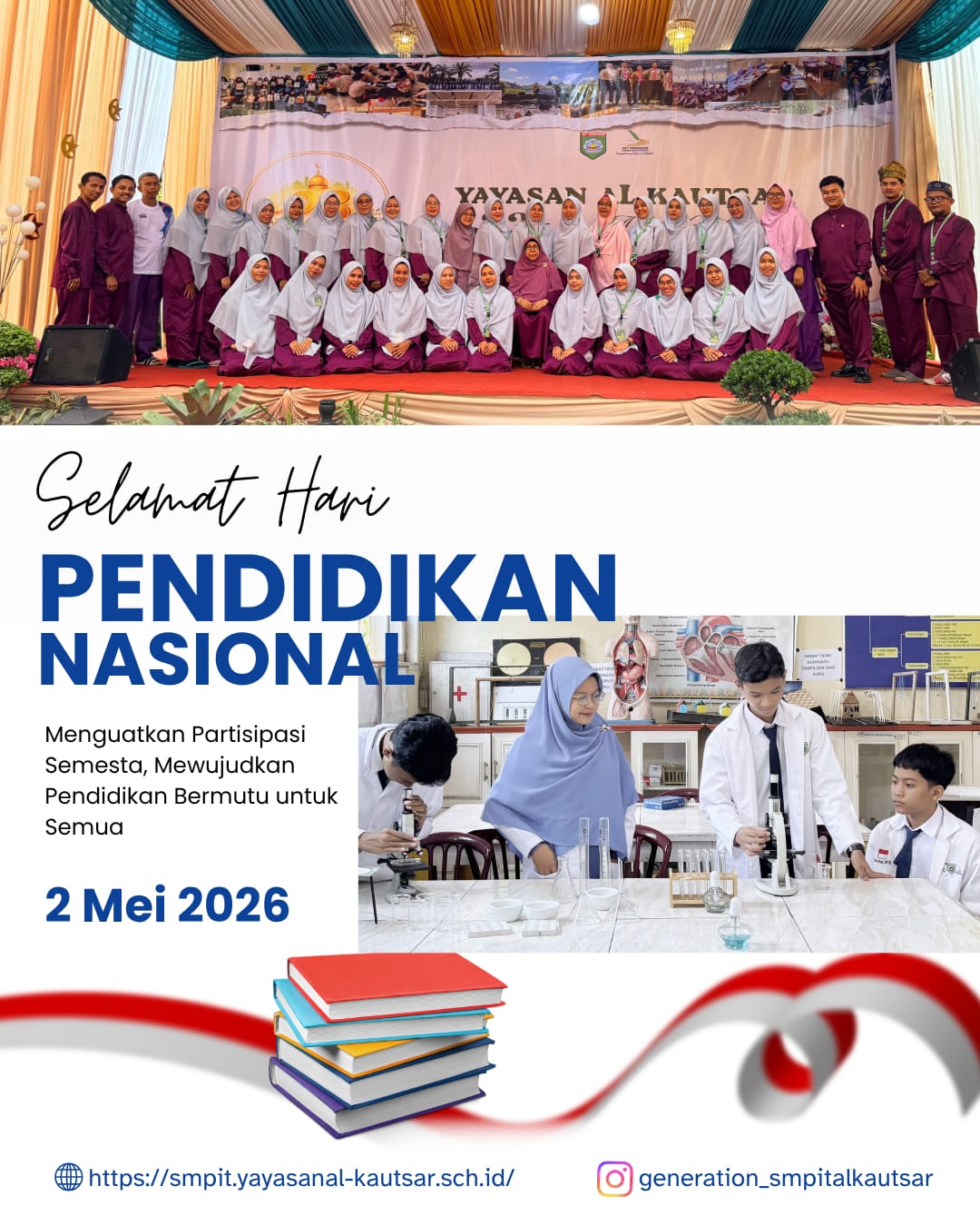 Hari Pendidikan Nasional 2026 "Menguatkan Partisipasi Semesta untuk Mewujudkan Pendidikan Bermutu untuk Semua"