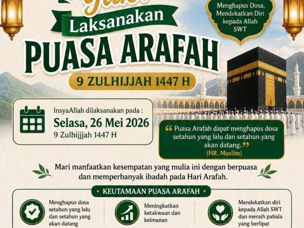 SMP IT Al-Kautsar Hadirkan Semangat Ibadah di Hari Arafah : Meraih Berkah Puasa Arafah, Menguatkan Iman dan Takwa