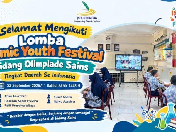 Berpikir dengan Logika, Berjuang dengan Semangat, Berprestasi di Bidang Sains: Murid SMP IT Al-Kautsar Ikuti Lomba IYF Olimpiade Sains