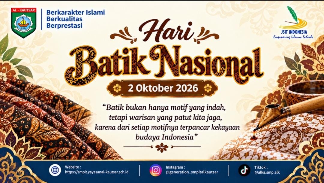 Hari Batik Nasional: Warisan Nusantara dalam Setiap Motif Hari Batik Nasional: Warisan Nusantara dalam Setiap Motif